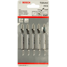 Полотно  д/эл.лобзика по дереву T101АО Bosch 2.608.630.031 1шт.