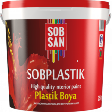 Краска В/Э мат д/внут раб "SOBSAN" Sobplastik 1кг 02001 С4159