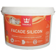 КРАСКА "FACADE SILICON"  9 Л (1) АКРИЛОВАЯ ДЛЯ ФАСАДОВ И ЦОКОЛЕЙ "ТИККУРИЛА"135160